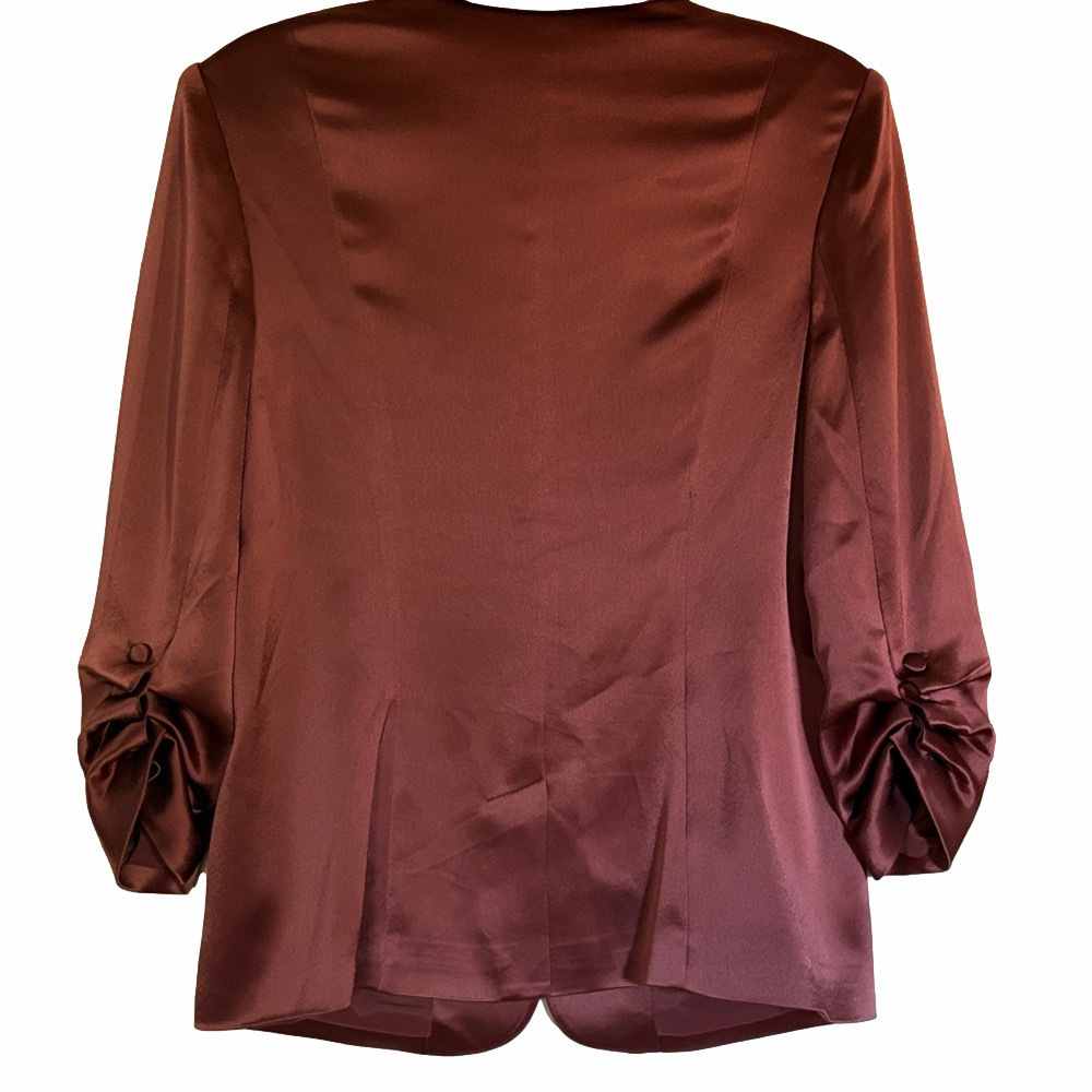 Cinq à Sept Khloe Smooth Satin Jacket | EUC | Sz 6 - Picture 7 of 7